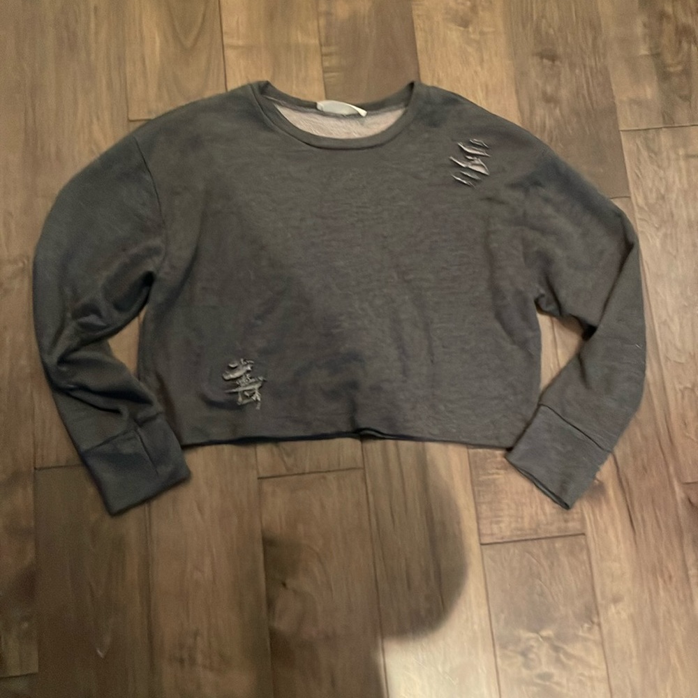 Comfy crop sweatshirt